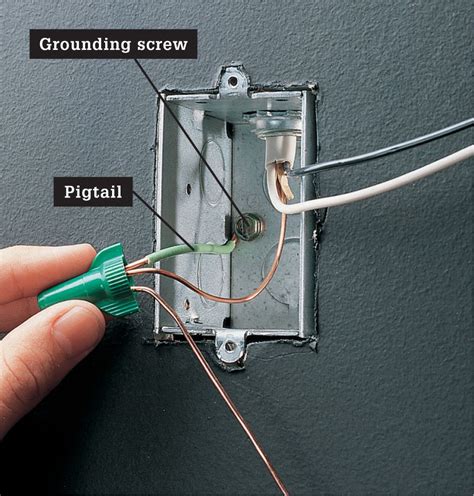 is a metal switch box acceptable for grounding|are metal boxes grounded.